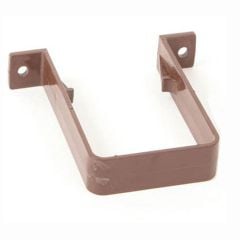 Polypipe 65mm Square Downpipe Bracket Brown