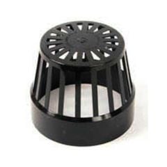 Polypipe 110mm Black Soil Vent Terminal (Balloon Grating) SV42