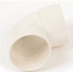 Polypipe White 40mm 90 Deg Knuckle Bend WS16
