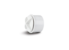 Polypipe White 40mm Screwed Access Plug WS30