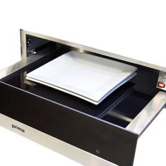 Prima+ 14cm Warming Drawer - Open Warmer Base Front Side View