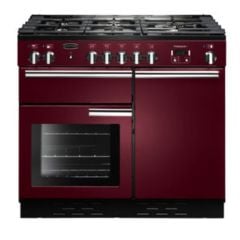 Rangemaster Professional+ 100 All Gas Range Cooker Cranberry PROP100NGFCY/C