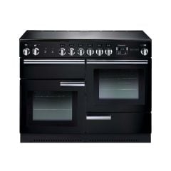 Rangemaster Professional+ 110 Ceramic Black Cooker PROP110ECGB/C