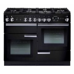 Rangemaster Professional+ 110 All Gas Range Cooker Black PROP110NGFGB/C
