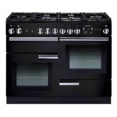 Rangemaster Professional+ 110 All Gas Black Cooker PROP110NGFGB/C