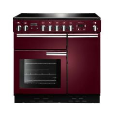 Rangemaster Professional+ 90 Ceramic Cranberry Cooker PROP90ECCY/C