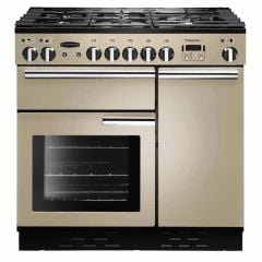 Rangemaster Professional+ 90 All Gas Range Cooker Cream PROP90NGFCR/C