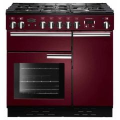 Rangemaster Professional+ 90 All Gas Cranberry Cooker PROP90NGFCY/C