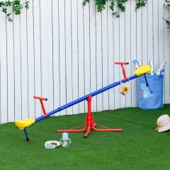 Outsunny Kids 360° Rotating Metal Seesaw - 344-023