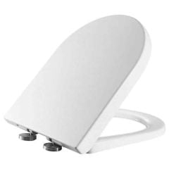 RAK Ceramics Resort Mini Quick Release Wrap Over Soft Close Toilet Seat & Cover - White - RAKSEAT006