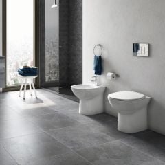 RAK Ceramics Morning Rimless Back to Wall Toilet Pan - White - MORWC1346AWHA Lifestyle