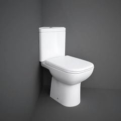 RAK Ceramics Origin Close Coupled Full Access Open Back Toilet Pan - Alpine White - ORG11AWHA