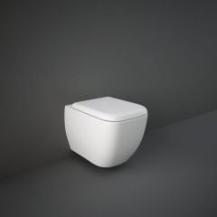 RAK Metropolitan Quick Release Soft Close WC Pan Seat - White - RAKSEAT016