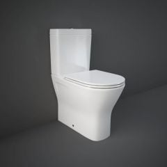 RAK Ceramics Resort Mini Rimless Close Coupled Toilet Pan - Alpine White - RST17AWHA