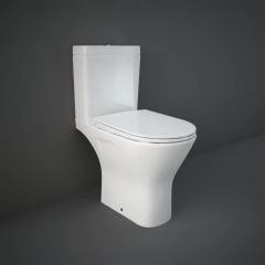 RAK Ceramics Resort Mini Close Coupled Full Access Open Back Toilet Pan - Alpine White - RST18AWHA
