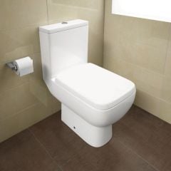 RAK Ceramics Series 600 Close Coupled Dual Flush Cistern - Alpine White - SE10AWHA Lifestyle