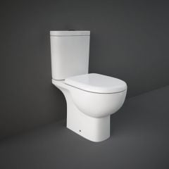 RAK Ceramics Tonique Close Coupled Full Access Open Back Toilet Pan - Alpine White - TQ11AWHA