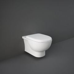 RAK Tonique Rimless Wall Hung WC Pan - Alpine White - TONWHPAN