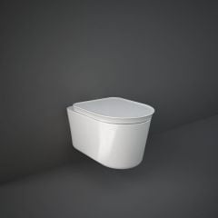 RAK Ceramics Valet Wall Hung Toilet Pan - Gloss White - VALWC1446AWHA