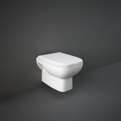 RAK Ceramics Origin 62 Quick Release Soft Close Toilet Seat & Cover - White - YFG109C