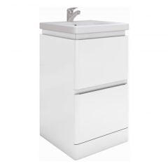 RAK Ceramics Resort Floor Standing 500mm Basin Unit - White - RAKRSTFSU50600