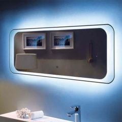 Rak Moon Led Mirror With On/Off Switch And Demister Pad 1200 x 500mm - RAKHAR5001