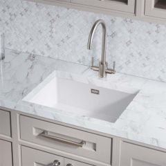 Rangemaster Rustique 598x462 1 Bowl Inset or Undermount Kitchen Sink CRUB5340WH/