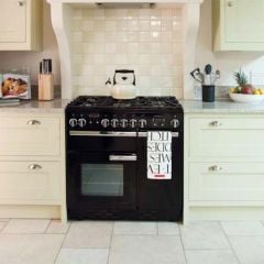 Rangemaster Professional+ 90 All Gas Range Cooker Black PROP90NGFBG/C