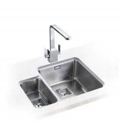 Rangemaster Atlantic Quad 1.3 Bowl Undermount Kitchen Sink - QUB3416R/