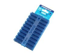 Rawlplug Blue Uno Plugs 8mm x 32mm Card of 80 - RAW68595