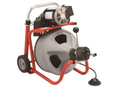 RIDGID K-400 AUTOFEED Drum Machine with C-32IW (Integral Wound) Solid Core Cable 28098 - RID28098