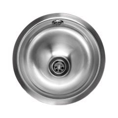 Reginox Rio Commerical Inset or Undermount Kitchen Sink With Overflow - RIO