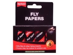 Rentokil Flypapers (Pack of 4) - RKLFF40