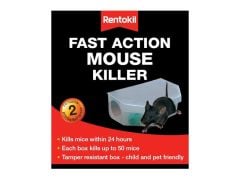 Rentokil Fast Action Mouse Killer (Pack of 2) - RKLPSF135