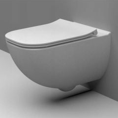 Roca The Gap Slim Soft Close WC Seat & Cover - White - 801472003