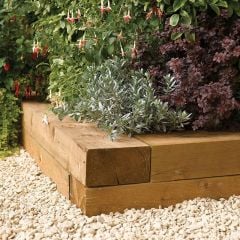 Rowlinson Timber Sleepers 0.9m - Pack of 2 - TBS902