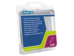 Rapid Transparent Glue Sticks Pack of 13 12mm Diameter x 94mm - RPD40107356