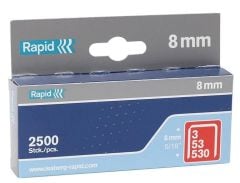 Rapid 53/12B 12mm Galvanised Staples Box 2500 - RPD5312B2500