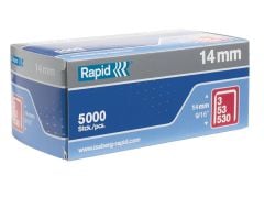 Rapid 53/14B 14mm Galvanised Staples Box 5000 - RPD5314B5000
