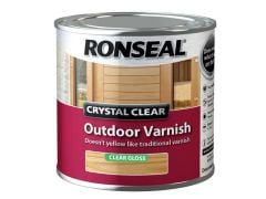Ronseal Crystal Clear Outdoor Varnish Matt 250ml - RSLCCODVM250