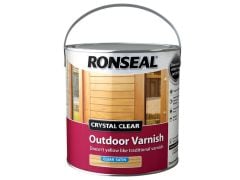 Ronseal Crystal Clear Outdoor Varnish Satin 2.5 Litre - RSLCCODVS25L