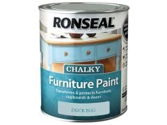 Ronseal Chalky Furniture Paint Duck Egg 750ml - RSLCFPDE750