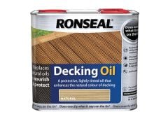 Ronseal Decking Oil - 2.5 Litres - Natural Oak - RSLDONO25L