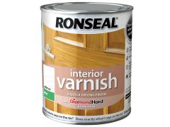 Ronseal Interior Varnish Quick Dry Matt White Ash 750ml - RSLIVMWA750