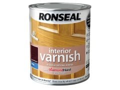 Ronseal Interior Varnish Quick Dry Satin Deep Mahogany 250ml - RSLIVSDM250