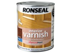 Ronseal Interior Varnish Quick Dry Satin Dark Oak 750ml - RSLIVSDO750