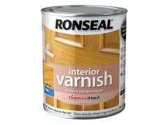 Ronseal Interior Varnish Quick Dry Satin Light Oak 750ml - RSLIVSLO750