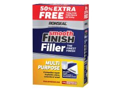 Ronseal Smooth Finish Multi Purpose Wall Powder Filler 500g + 50% - RSLMPLF500VP