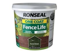 Ronseal One Coat Fence Life - 5 Litres - Forest Green - 38291