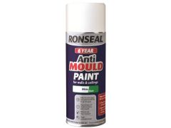 Ronseal 6 Year Anti Mould Aerosol White Matt 400ml - RSLQDAMAWM